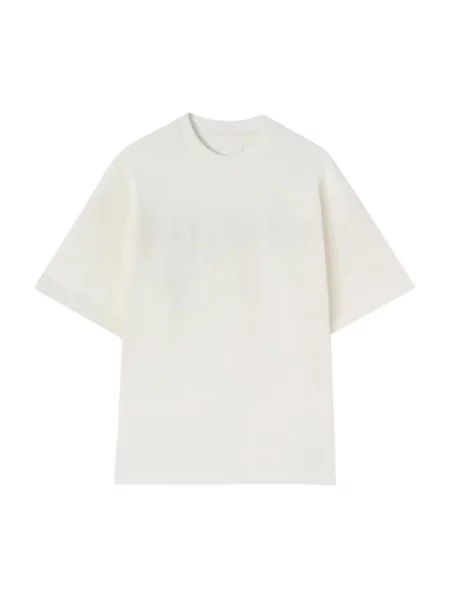 Koszulka Jil Sander z logo biała