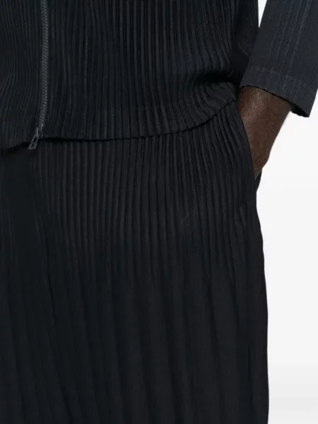 Κωνικό παντελόνι Homme Plissé Issey Miyake μπλε
