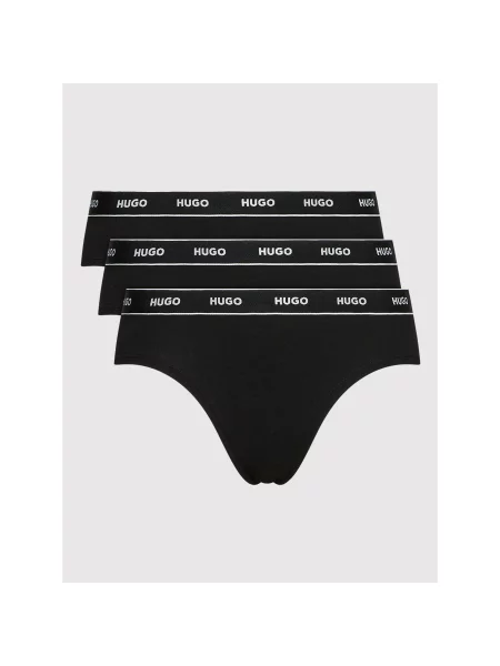 Hlačke Hugo črna