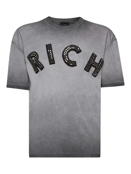 Tricou John Richmond cu autograf gri