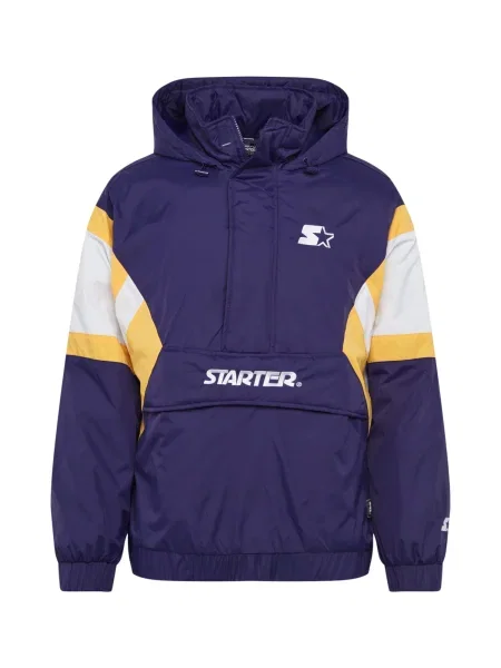 Starter Black Label Prehodna jakna rumena / temno liila bela