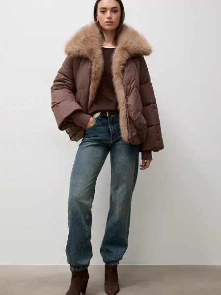 Answear.LAB pulover volnen rjava