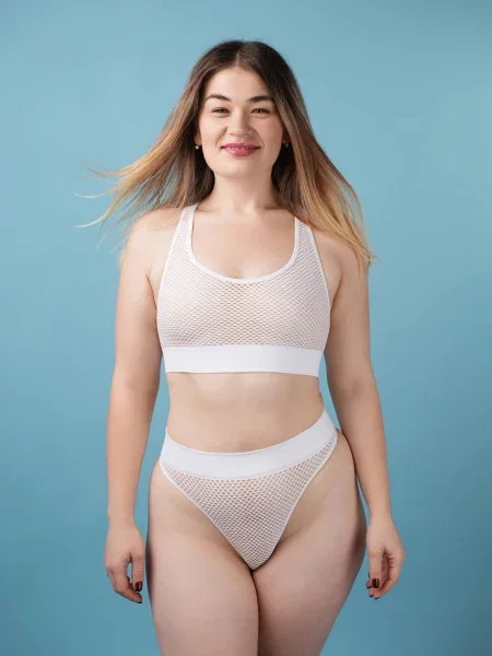 Труси brabrabra поліамід/еластан білий