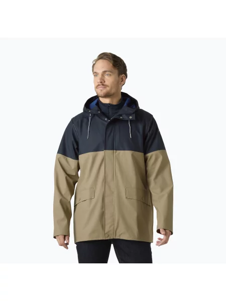 Geacă de navigație pentru bărbați Helly Hansen Moss Block Coat pebble