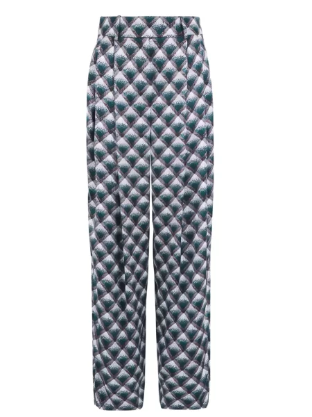 Pantaloni Giorgio Armani cu imagine cu gradient verde
