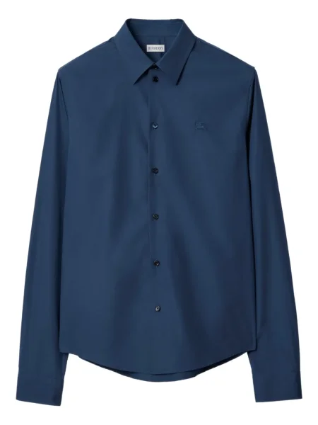 Cămașă Burberry din poplin albastru