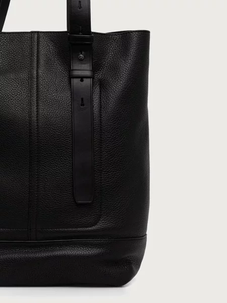 Tommy Hilfiger torba skórzana czarna