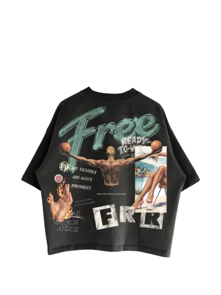 Tricou Free Refills negru