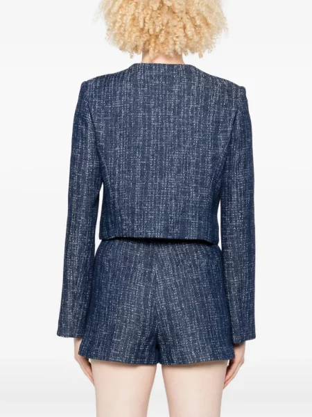 Geacă Frame din tweed albastru