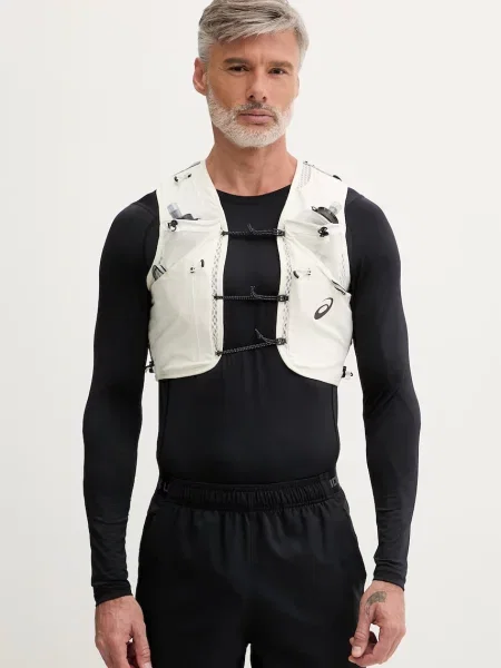 Asics prsluk za trčanje FUJITRAIL bež