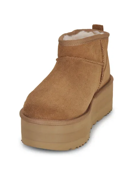 UGG Hótaposó CLASSIC ULTRA MINI | gyapjú | hasított bőr barna