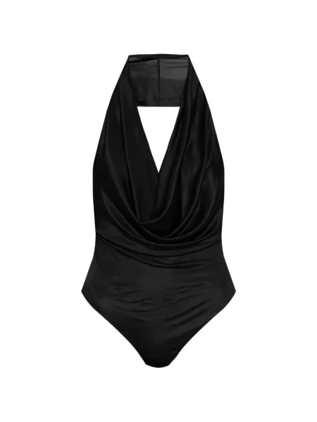 Body Dsquared2 drapat cu gât halter negru