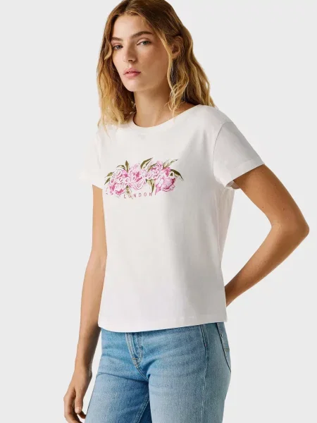 Футболка Pepe Jeans біла
