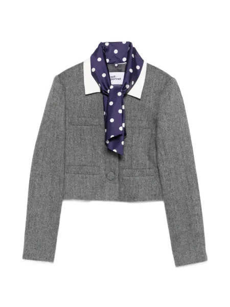 Geacă Self-portrait gri