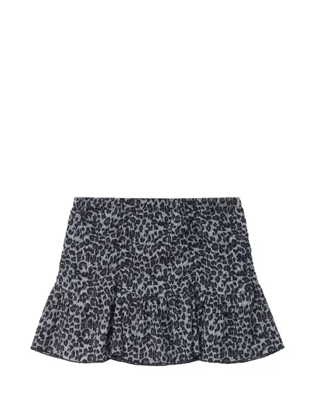 Fusta mini B+ab cu imagine cu model leopard negru