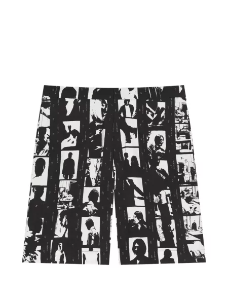 Bermude Givenchy cu imagine negru