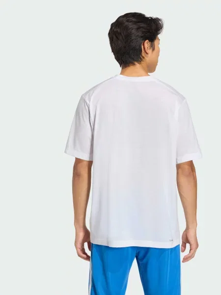 Спортивна футболка adidas Adidas Essentials перероблений білий