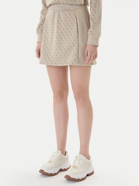 Guess Спортивна спідниця бежевий