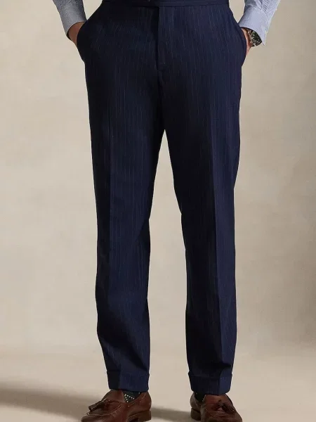 Hlače z dodatkom volne Polo Ralph Lauren modra