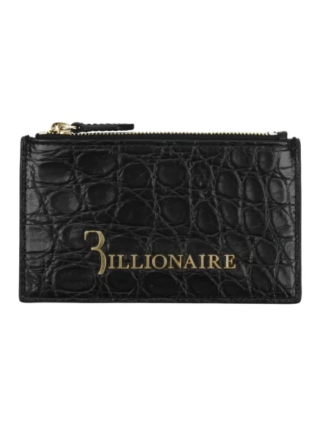 Portfel Billionaire skórzany czarny