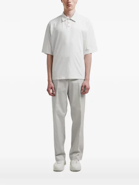 Scurt tricou polo Hevo alb