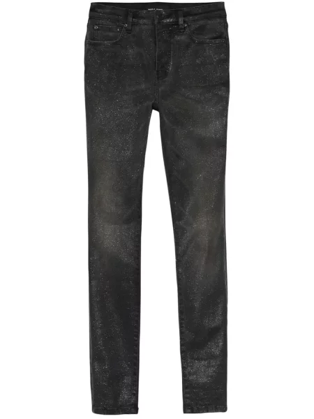 Blugi skinny Purple Brand negru