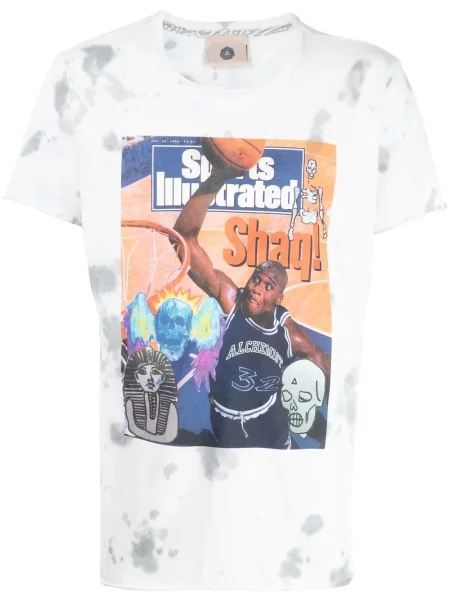 Tricou Alchemist cu imagine alb