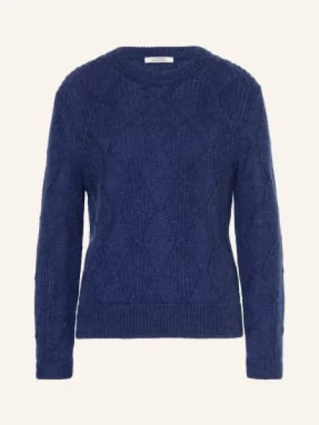 Dorothee Schumacher Svetr Sheer Softness modrá
