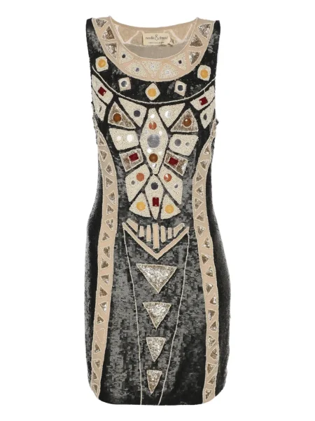 Top Needle & Thread bez rękawów z koralikami czarny