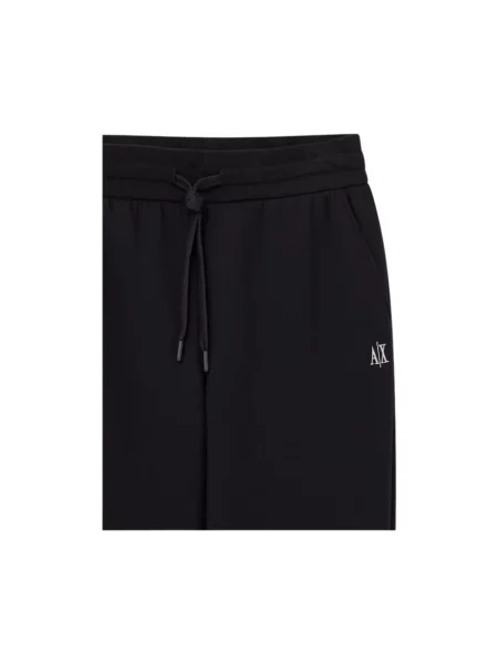 Spodnie dresowe Armani Exchange ze stretchu czarne