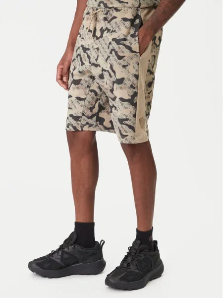 Guess Спортни шорти бежов