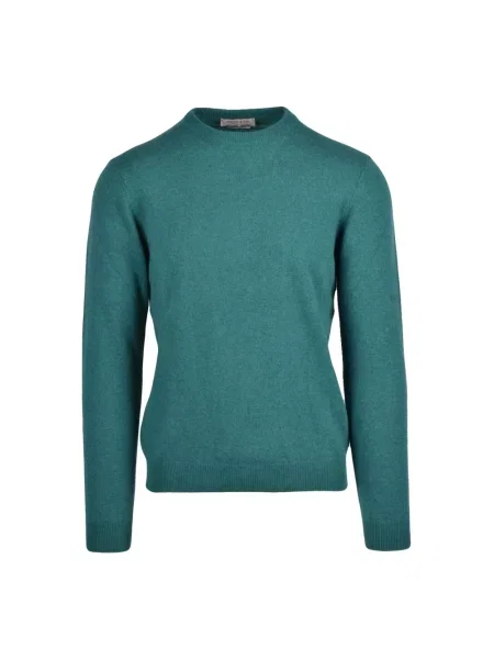 Sweter Wool & Co wełniany zielony