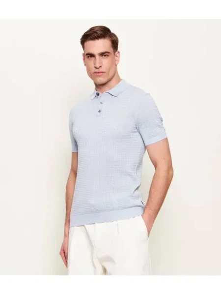 Joop! Polo Vanceo | mercerizat albastru