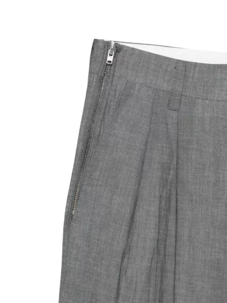 Pantaloni Magliano plisate gri