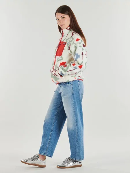 Fleecová fleecová mikina Superdry s potlačou