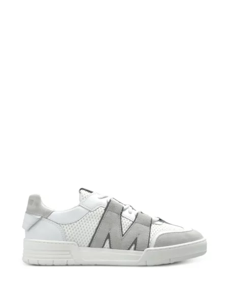 Sneakerși Moschino cu autograf alb
