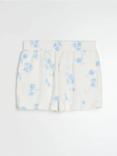 Soft touch шорти з домішкою з квітковим візерунком різнобарвний