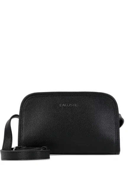 Geanta crossbody Lacoste negru