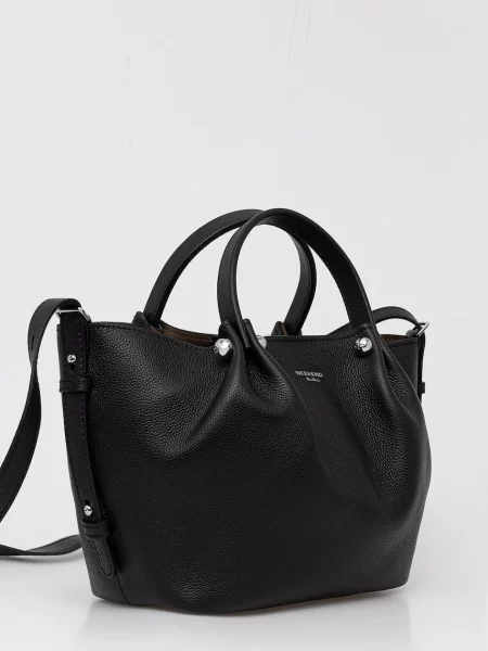 Кожаная сумка шоппер Weekend Max Mara
