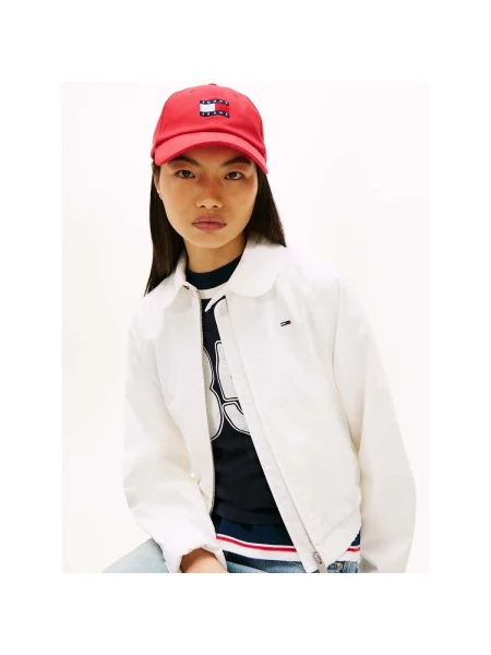 Tommy Jeans Baseball sapka Koral rózsaszín