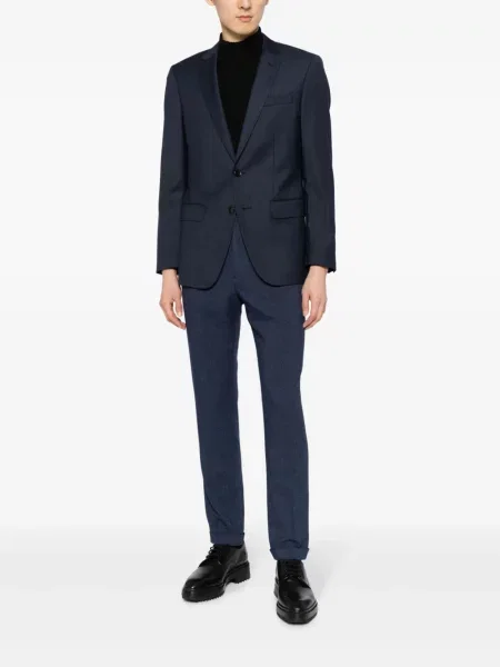 Vilnonės kelnės Paul Smith mėlyna