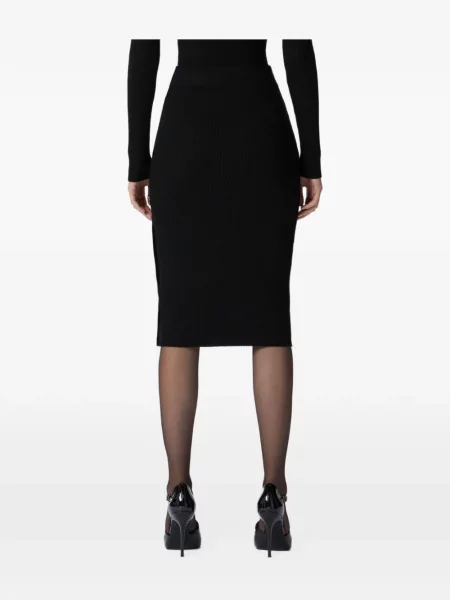 Fustă midi Pinko tricotate negru