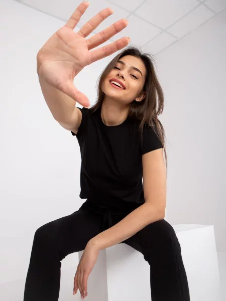 Tricou Basic Feel Good negru