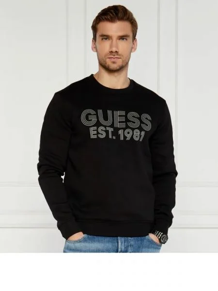 GUESS Hanorac negru