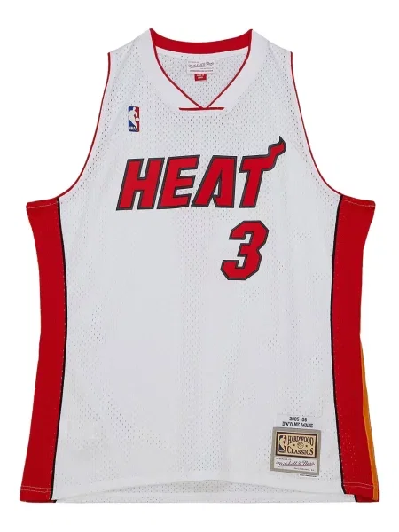 Cămașă Mitchell & Ness din jerseu alb