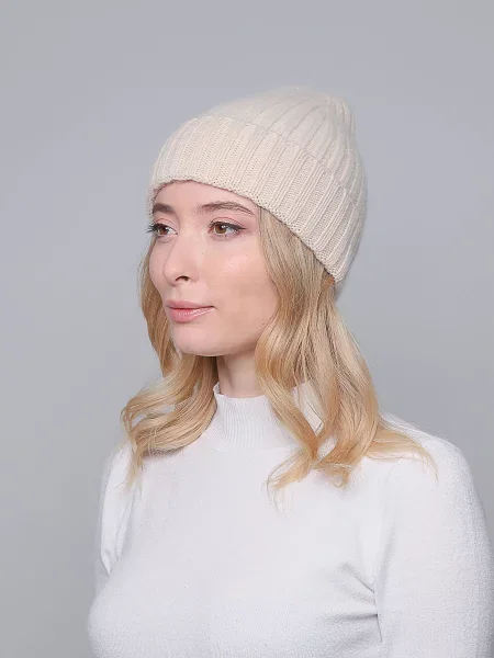 LuckyLOOK Шапка бежевий