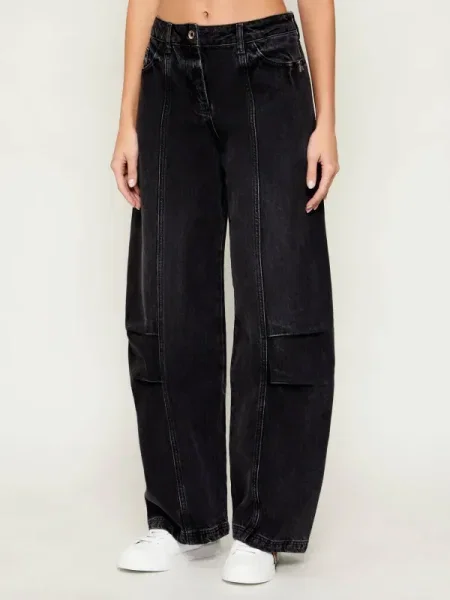 Patrizia Pepe Blugi | Relaxed fit negru