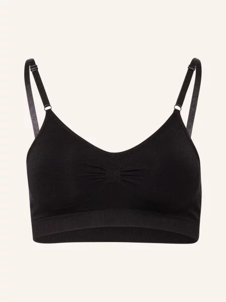 Magic Bodyfashion Bustier Podprsenka Bamboo Comfort Bra With Spaghetti Straps černá