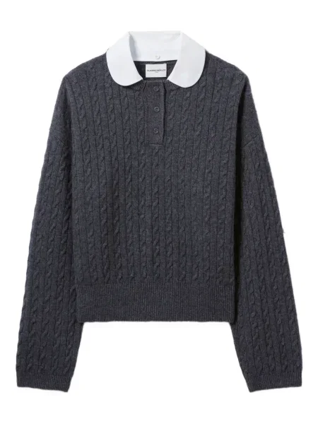 Dzianinowy sweter Claudie Pierlot szary