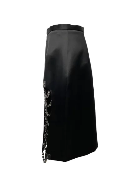 Fustă Christopher Kane de cristal negru
